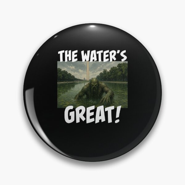 Item preview, The Water's Great Funny Swamp Monster Horror Meme designed and sold by PixlCrypt.