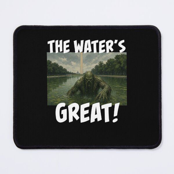 Item preview, The Water's Great Funny Swamp Monster Horror Meme designed and sold by PixlCrypt.