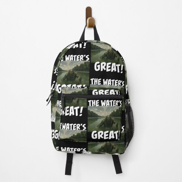 Item preview, The Water's Great Funny Swamp Monster Horror Meme designed and sold by PixlCrypt.