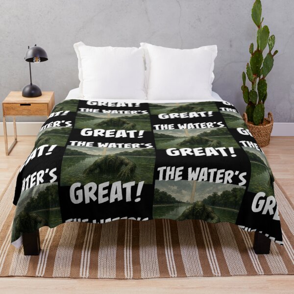 Item preview, The Water's Great Funny Swamp Monster Horror Meme designed and sold by PixlCrypt.