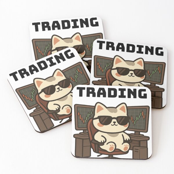 Item preview, I’d Rather Be Trading, Cute cat design, Trading Humor, Gift for Traders, Financier apparel designed and sold by AerynnXIdris.