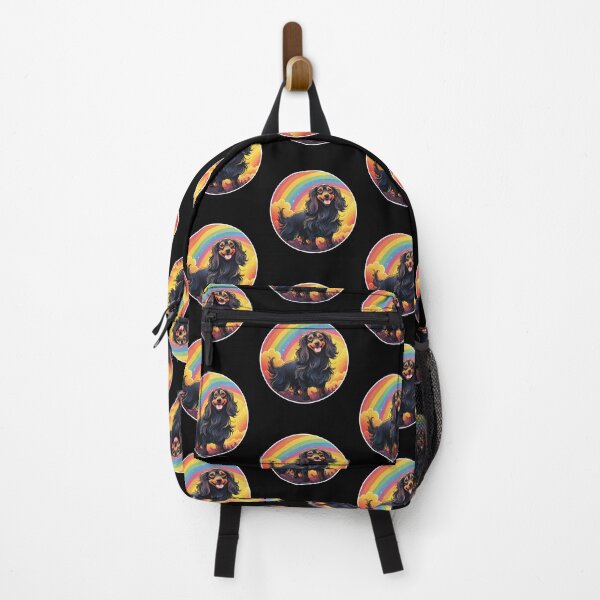 Item preview, Funny Long Haired Dachshund Colorful Rainbow Cute Mom Dad Kids designed and sold by rafaeltto.