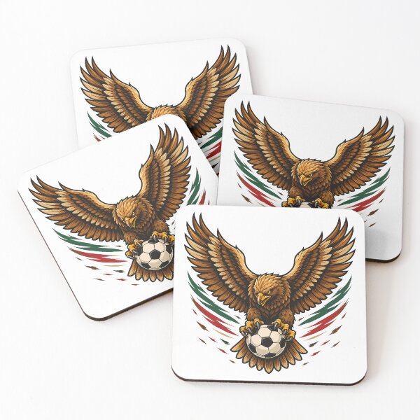 Item preview, Mexico Eagle Soccer T-Shirt | Golden Eagle Football Design designed and sold by wizooo411.