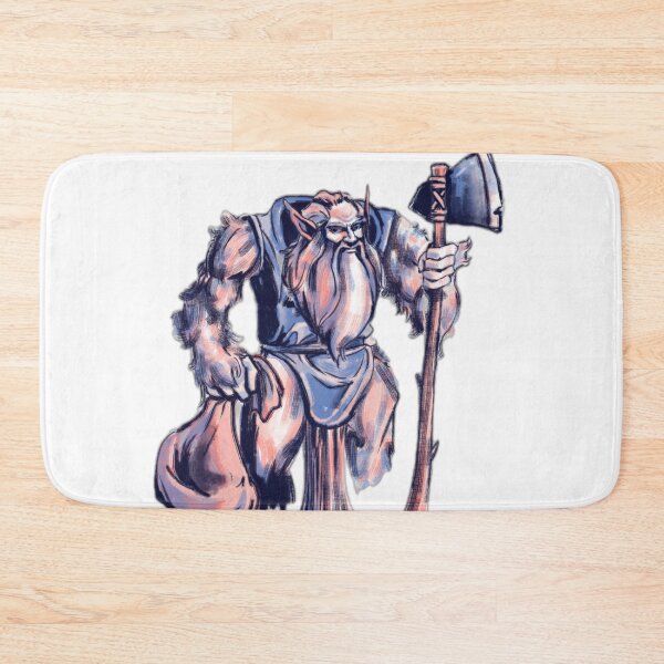Item preview, Powerful Viking Warrior with Axe designed and sold by DailyDoodlesBySumbul.