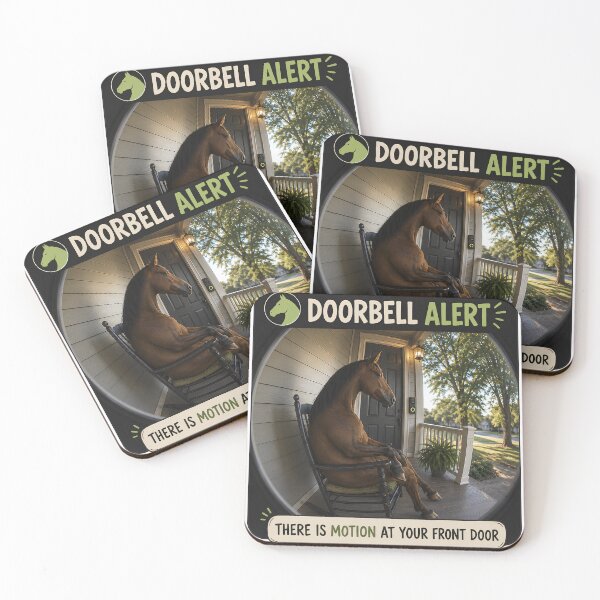 Item preview, There is Motion At Your Front Door Funny Horse Meme designed and sold by VGAfanatic.
