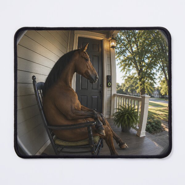 Item preview, There is Motion At Your Front Door Funny Horse Meme designed and sold by VGAfanatic.