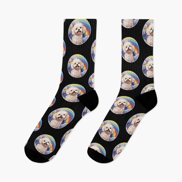 Item preview, Funny Maltipoo Colorful Rainbow Cute Mom Dad Kids designed and sold by rafaeltto.