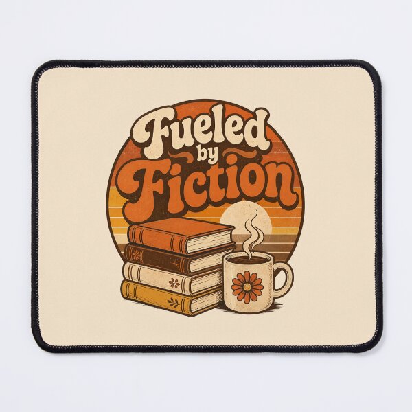 Item preview,  "Fueled by Fiction" Retro designed and sold by MusesWhispers.