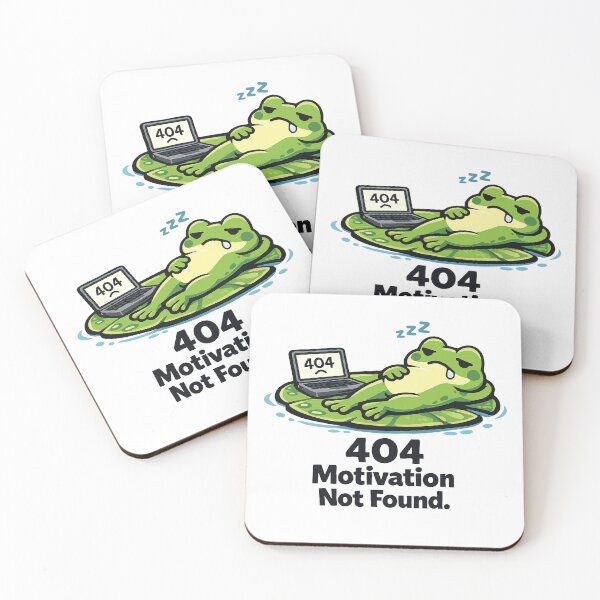 Item preview, 404 Motivation Frog designed and sold by SimplePoDesign.