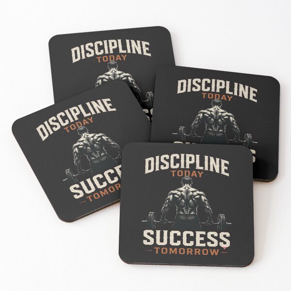Item preview, Discipline Today Success Tomorrow Gym Motivation Design designed and sold by Oddasshop.