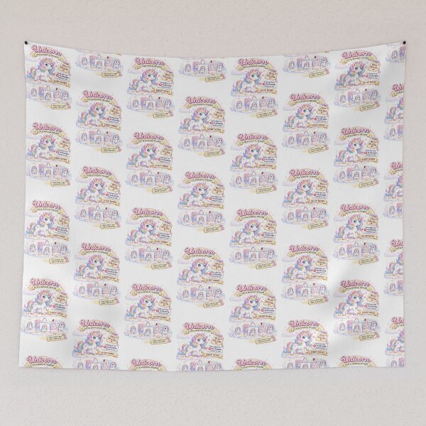 Item preview, Cute Pastel Rainbow Unicorn Sticker | Magical Kawaii Unicorn PNG Design designed and sold by Ishratparween11.