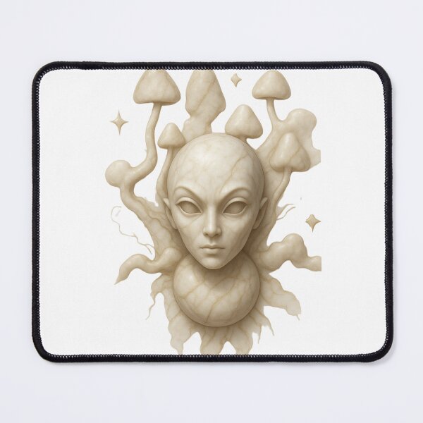 Item preview, Ancient Sand Sculpted Alien - Goblincore Aesthetic designed and sold by Ideniquo.