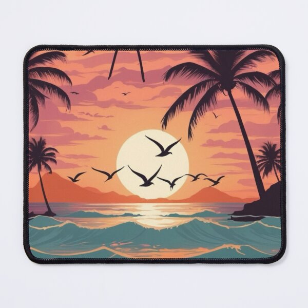 Item preview, Vibrant Summer Coastline - Pastel Beach Vibe designed and sold by Kochainn.