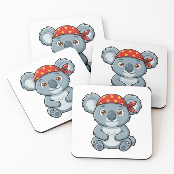 Item preview, Cute Koala Pirate Mascot designed and sold by BoldConcept43.