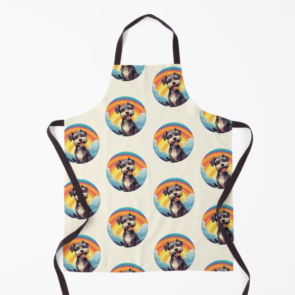Item preview, Funny Miniature Schnauzer Colorful Rainbow Cute Mom Dad Kids designed and sold by rafaeltto.