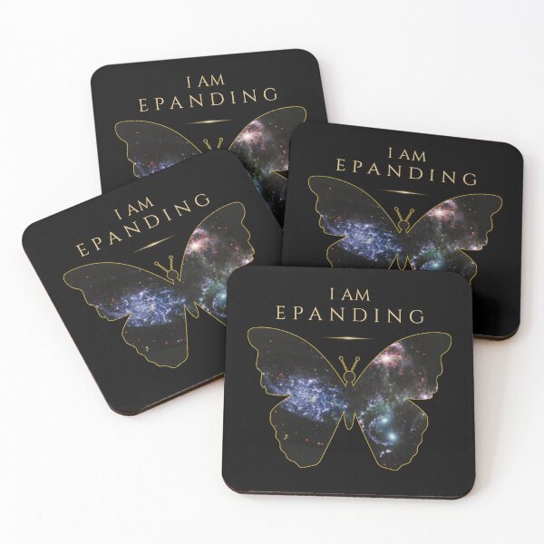 Item preview, I AM EXPANDING | Galaxy Butterfly Spiritual Art designed and sold by KittenAndCo.
