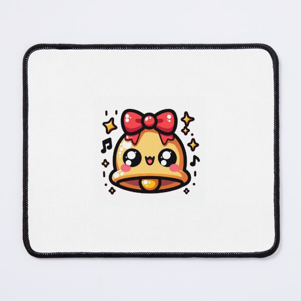 Item preview, Kawaii Christmas Bell Sticker designed and sold by PastelPawsArt.