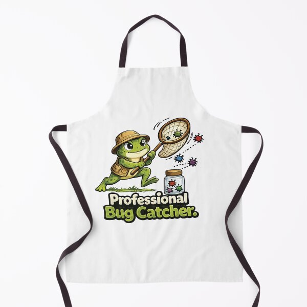 Item preview, Professional Bug Catcher Frog designed and sold by SimplePoDesign.