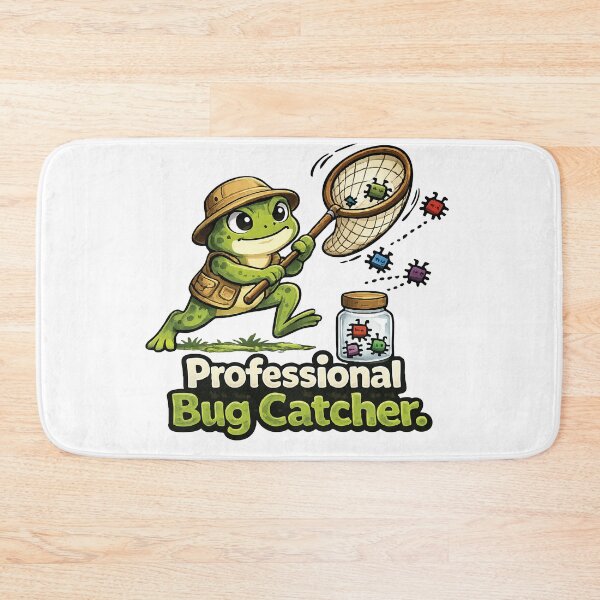 Item preview, Professional Bug Catcher Frog designed and sold by SimplePoDesign.