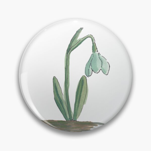 Item preview, Single Snowdrop designed and sold by KayMarieArt.