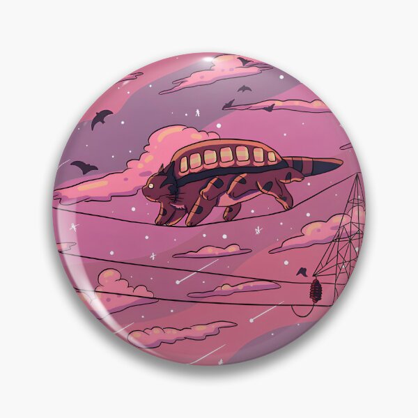 Item preview,  Cute kawaii cat [[kiki's]] catbus -%[ghiblis]%- run aways  designed and sold by arcaneaeri.