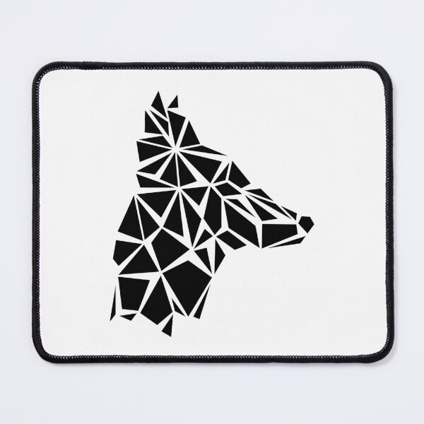 Item preview, Black Geometric Dog designed and sold by Espyr.Art.