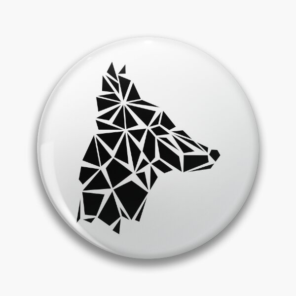 Item preview, Black Geometric Dog designed and sold by Espyr.Art.