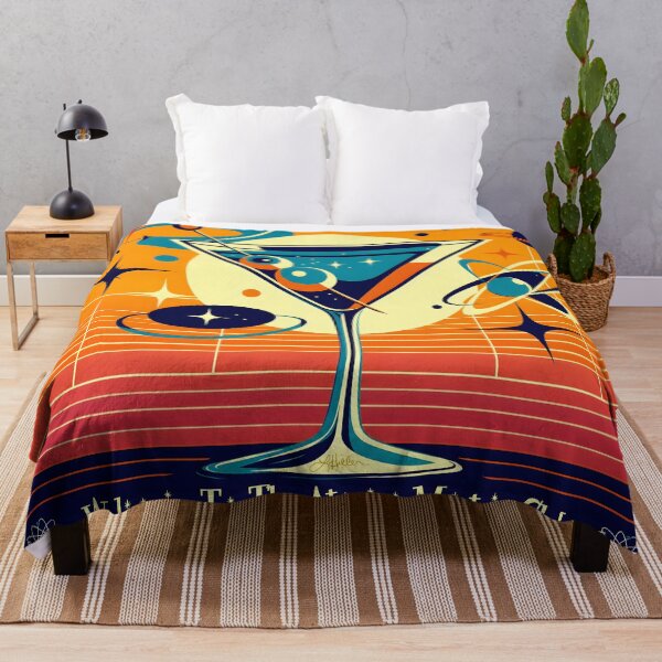Item preview, Bienvenido al Atomic Martini Club Starry Sunset designed and sold by Lee Hiller Designs.