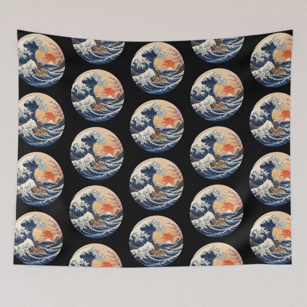 Item preview, Funny Fila Brasileiro Captain Japanese Kanagawa Wave Japan Boat Mom Dad Kids designed and sold by FurryHavenPH.