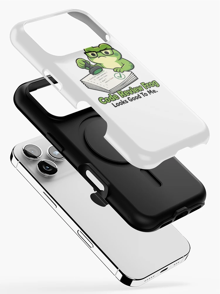 Thumbnail 2 of 4, iPhone Case, Code Review Frog designed and sold by SimplePoDesign.