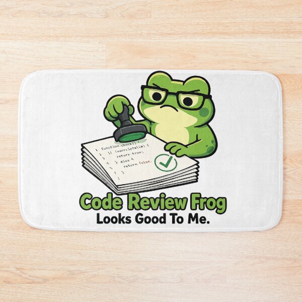Item preview, Code Review Frog designed and sold by SimplePoDesign.