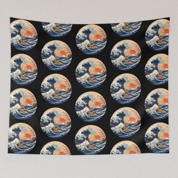 Item preview, Funny Yorkshire Captain Japanese Kanagawa Wave Japan Boat Mom Dad Kids designed and sold by FurryHavenPH.