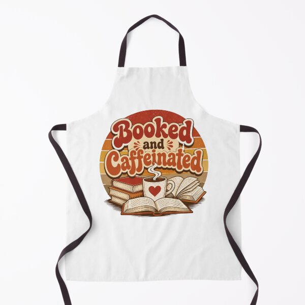 Item preview, "Booked and Caffeinated" Retro designed and sold by MusesWhispers.