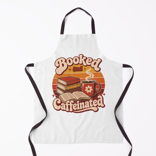 Item preview,  "Booked and Caffeinated" Retro designed and sold by MusesWhispers.