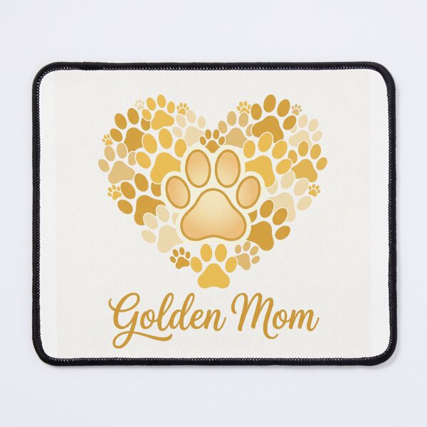 Item preview, Golden Mom Shirt | Golden Retriever Paw Heart Dog Lover Graphic Tee designed and sold by DmaarGroup.