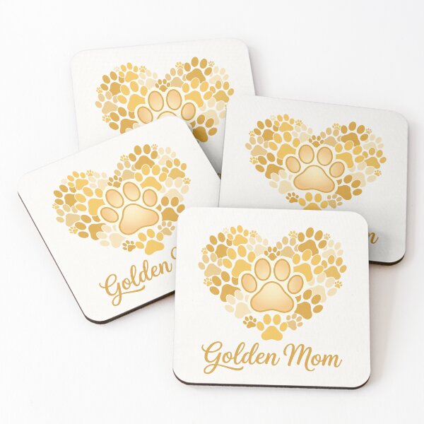 Item preview, Golden Mom Shirt | Golden Retriever Paw Heart Dog Lover Graphic Tee designed and sold by DmaarGroup.