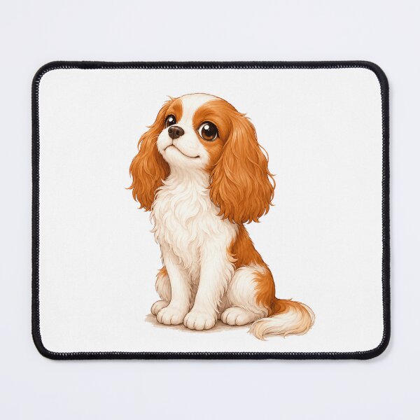 Item preview, Cavalier King Charles Spaniel Blenheim | Gentle Companion with Soulful Eyes designed and sold by SakuraWaStyle.