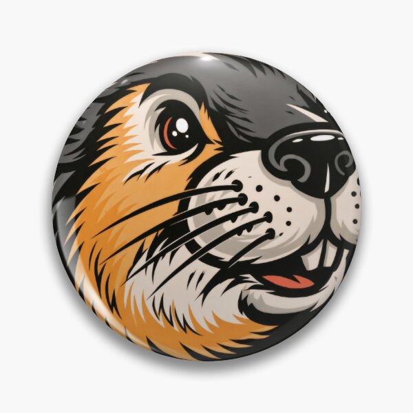 Item preview, Sticker - Decal - Bold Beaver Mascot Illustration designed and sold by ForeverPrintsOK.