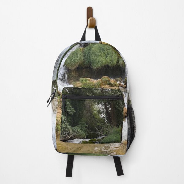 Item preview, Cascading Waterfall in Green Nature designed and sold by Quiet Frames Studio.