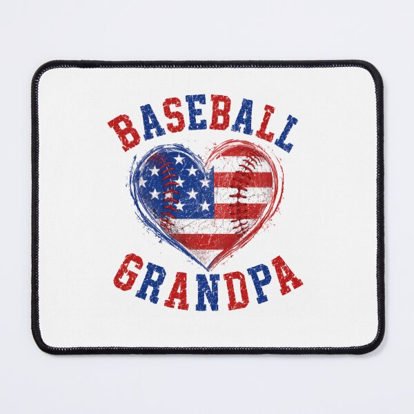 Item preview, Baseball Grandpa – Patriotic Heart Vintage designed and sold by HumansStuck12.