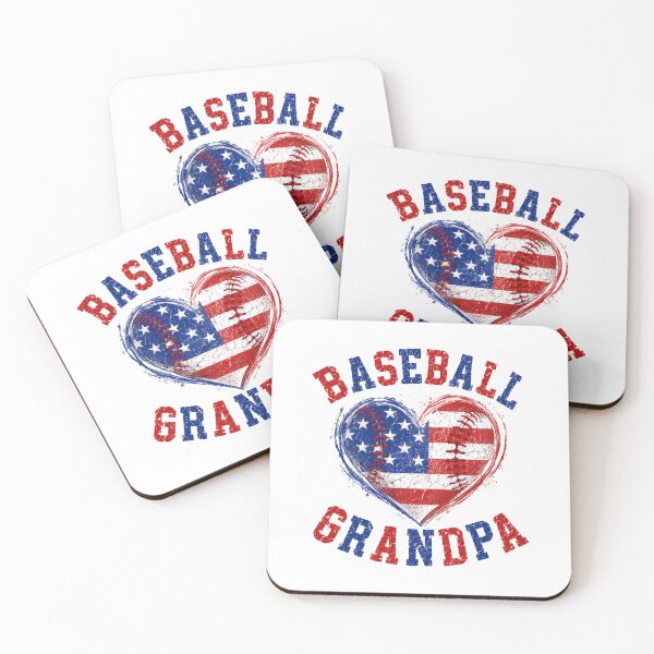 Item preview, Baseball Grandpa – Patriotic Heart Vintage designed and sold by HumansStuck12.