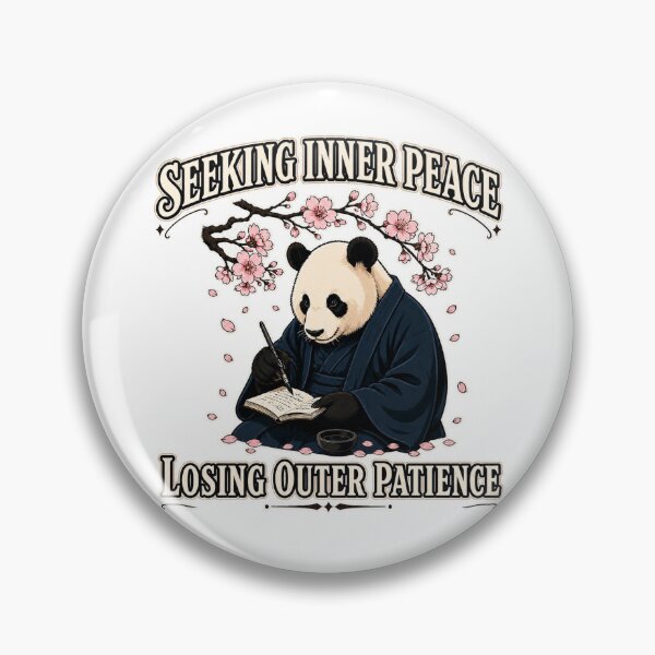 Item preview, Funny Panda Zen Meditation Humor designed and sold by Gentlestate.