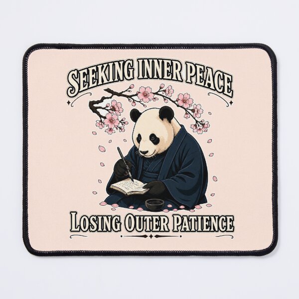 Item preview, Funny Panda Zen Meditation Humor designed and sold by Gentlestate.