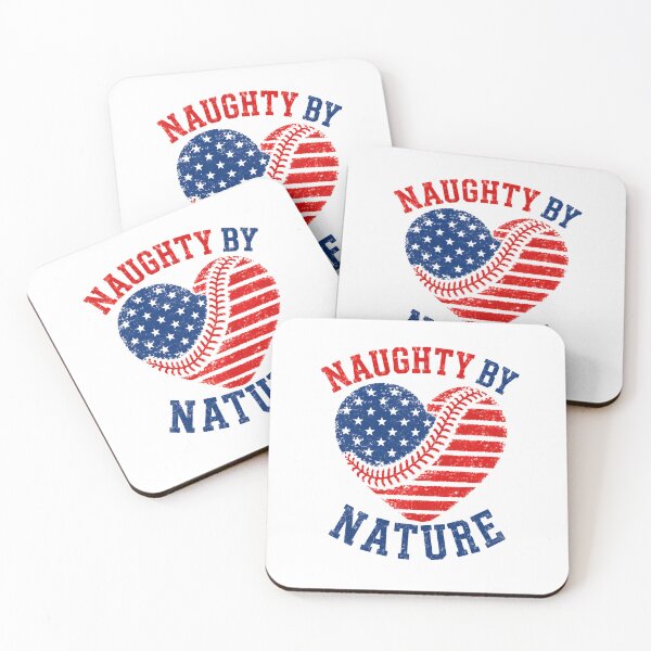 Item preview, Naughty By Nature – Patriotic Baseball Heart designed and sold by HumansStuck12.