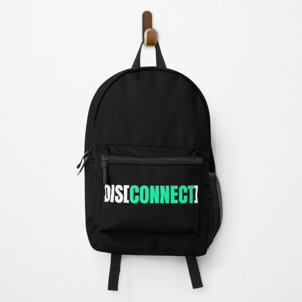 Item preview, Disconnect Black T-Shirt | Minimal Tech Aesthetic | Digital Detox Typography Design designed and sold by BOBSHAZ.