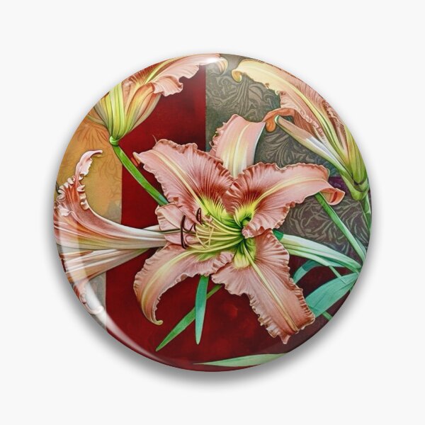 Item preview, Vintage Lilies 3 designed and sold by ©Janis Zroback.