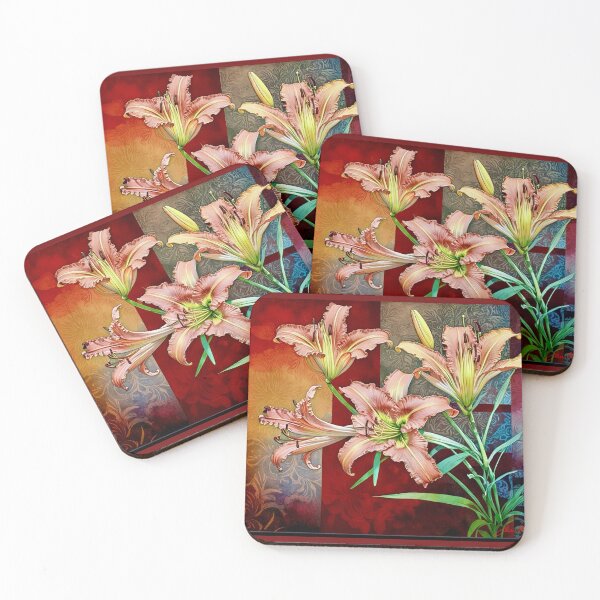 Item preview, Vintage Lilies 3 designed and sold by ©Janis Zroback.