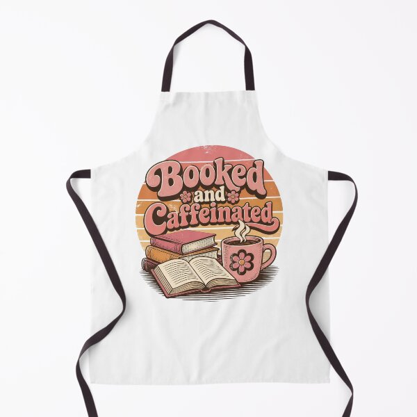 Item preview, "Booked and Caffeinated" Retro designed and sold by MusesWhispers.