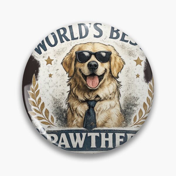 Item preview, World’s Best Pawther Dog Dad Tee designed and sold by Lunaraluxy.