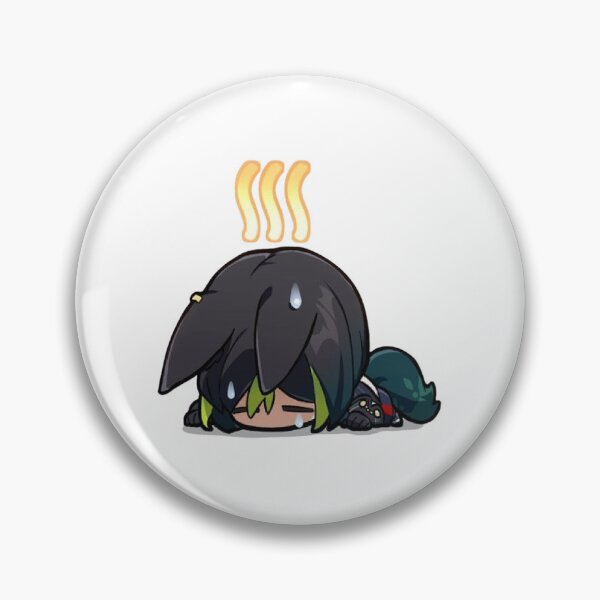 Item preview, Sleepy Tighnari Sticker | Genshin Impact Chibi Meme designed and sold by GardensStar.